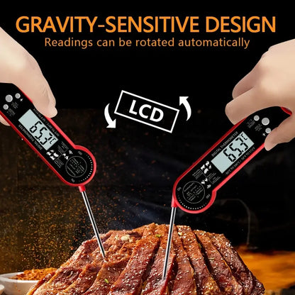 1pc Instant Read Meat Thermometer for Cooking & BBQ