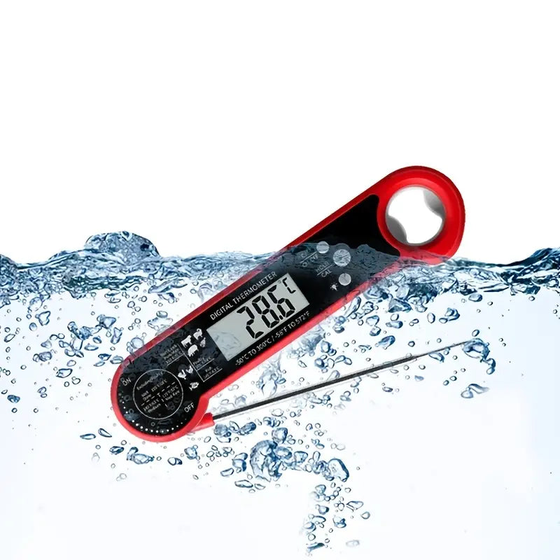 1pc Instant Read Meat Thermometer for Cooking & BBQ